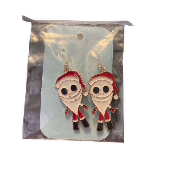 the Nightmafe Before Christmas Jack Earrings - Picture 1 of 2